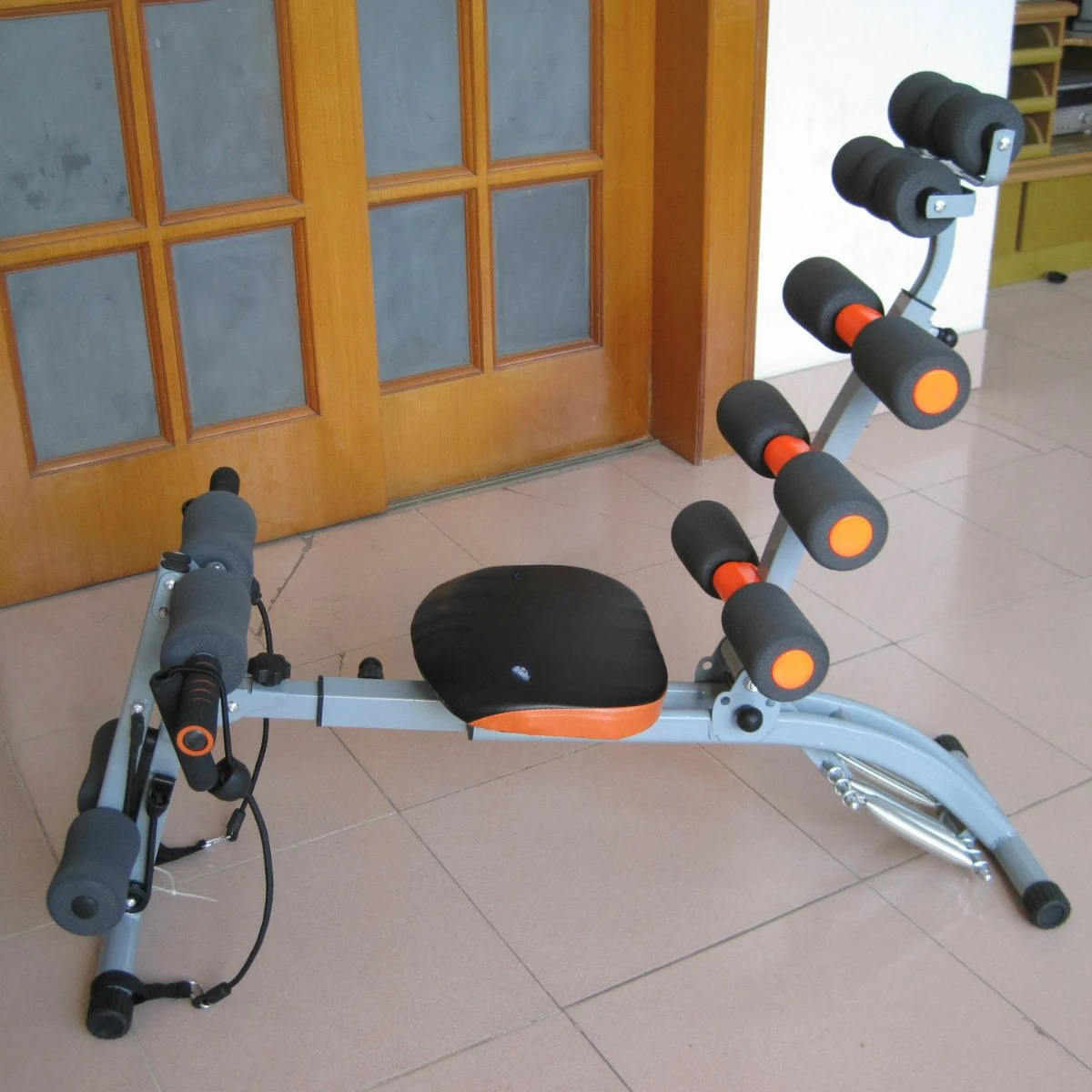 Six-in-one multi-functional AD abdominal machine, waist sit-up, abdominal device, household fitness equipment