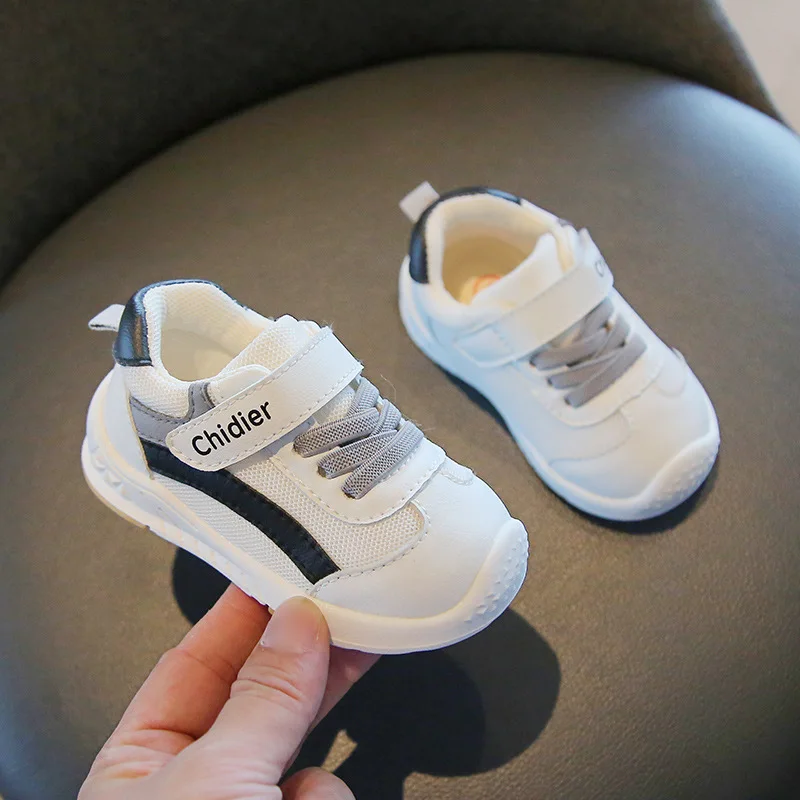 Children\'s Sports Shoes Mesh Breathable Boys and Girls\' Casual Walking Shoes Soft Soles Anti-skid Baby Walking Shoes Baby Shoes