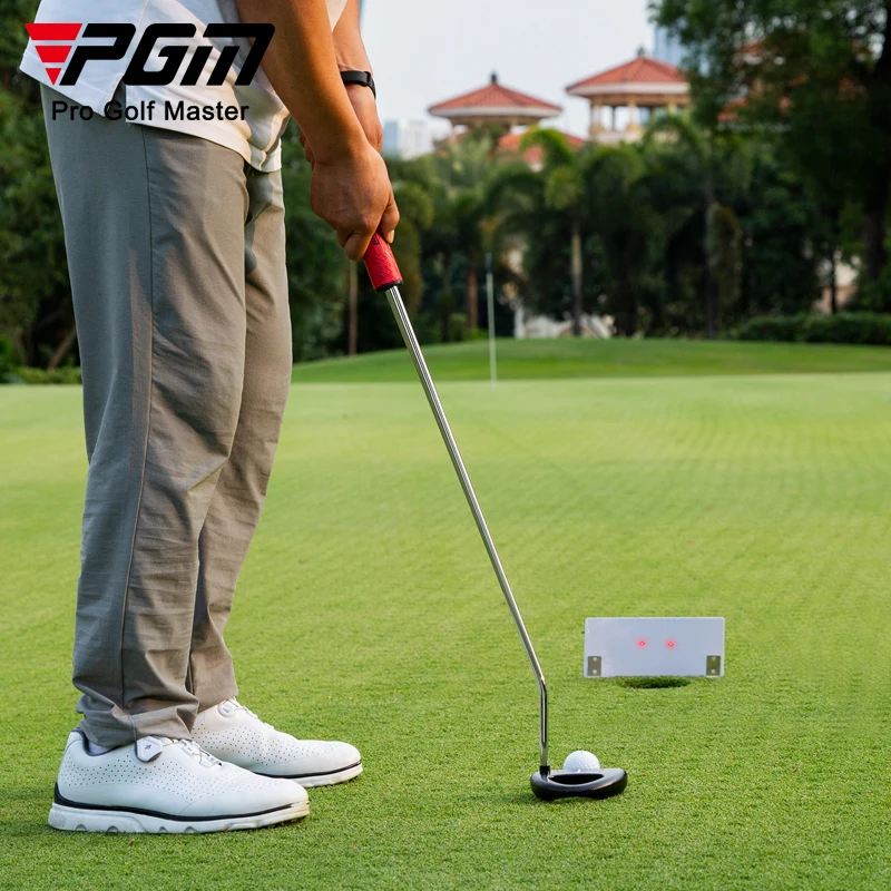 Right Handed CNC Laser Aim Putter, Smooth Roll Design for Adults, Durable Shaft Comfort Grip, Headcover for Storage and Practice