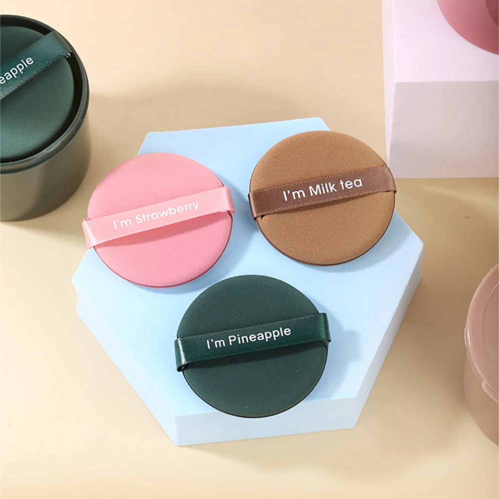 7 قطع من أدوات التجميل المنتفخة للمكياج، إسفنجة مكياج للنساء، خلاط منتفخ لبودرة الأساس العملاقة