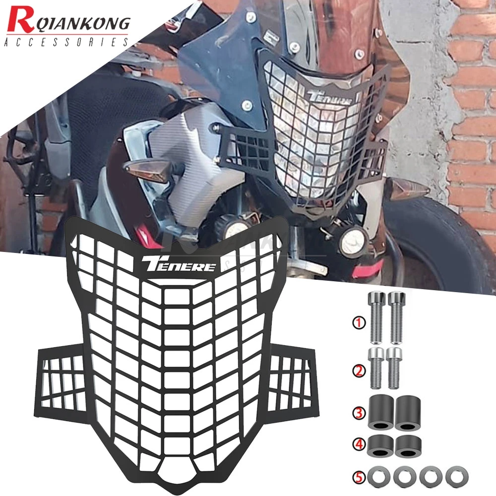 

Motorcycle Parts Headlight Guard Grille Cover Protector FOR YAMAHA XT660Z TENERE 2008 2009 2010 2011 2012 2013 2014 2015 2016