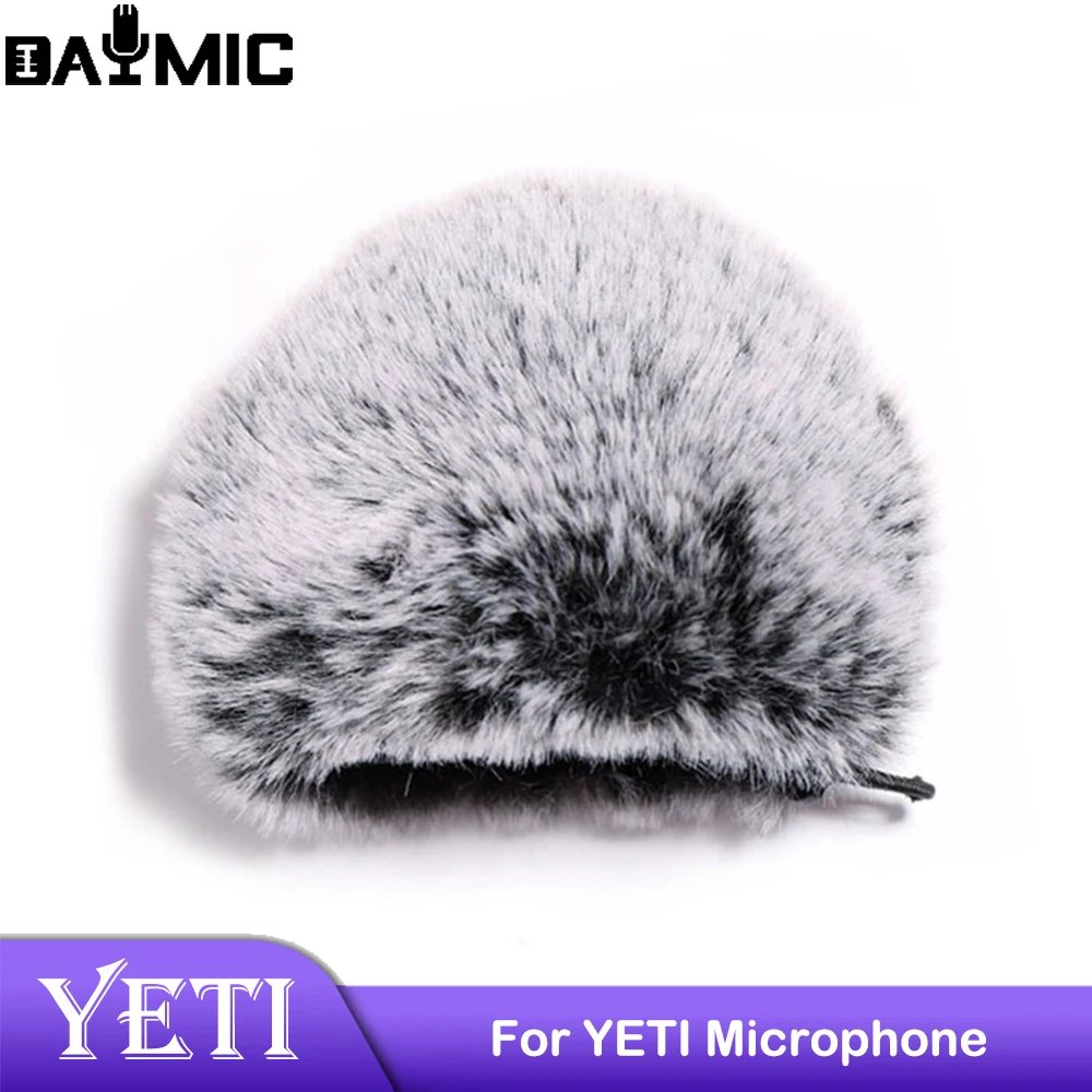 Blue Microphone Yeti Pro Microphone Snowman Windshield Fur  Blowout Sponge Cover Wheat