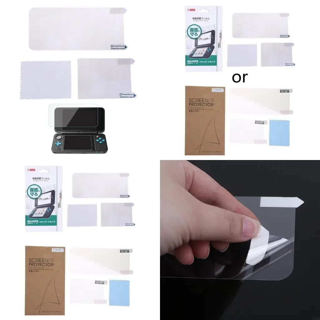  Protective Cover LCD Screen Film Protector for NEW 2DS XL 2DS LL