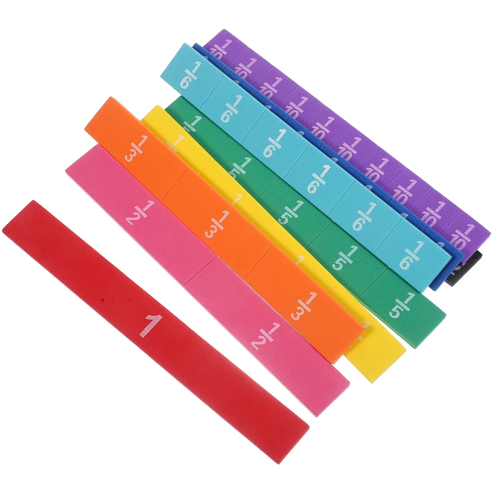 

EVA Fraction Teaching Aids Colored Tiles Kids Math Study Toys Practical Learning Tools Children Cognition Arithmetic
