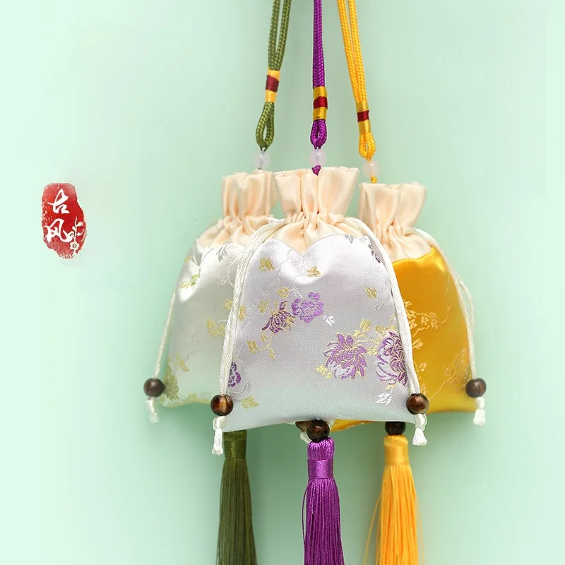 Dragon Boat Festival Aromatherapy Sachet Empty Bag for Men Car Decoration Rose Dried Flowers Personal Carry Versatile Scented...