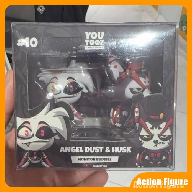 

Spot Genuine Hell Inn Alastor & Niffty, Charlie & Vaggie, комбинированные фигурки кукол Angel Dust & Husk, периферийные устройства Youtooz, игрушки