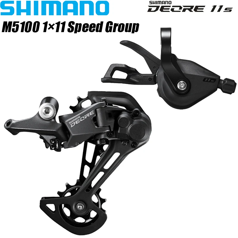 SHIMANO DEORE M5100 1x11Speed Groupset SL-M5100-R Right Shifter RD-M5100 SGS RD-M5120 Rear Derailleur 11 Speed MTB Bicycle Part