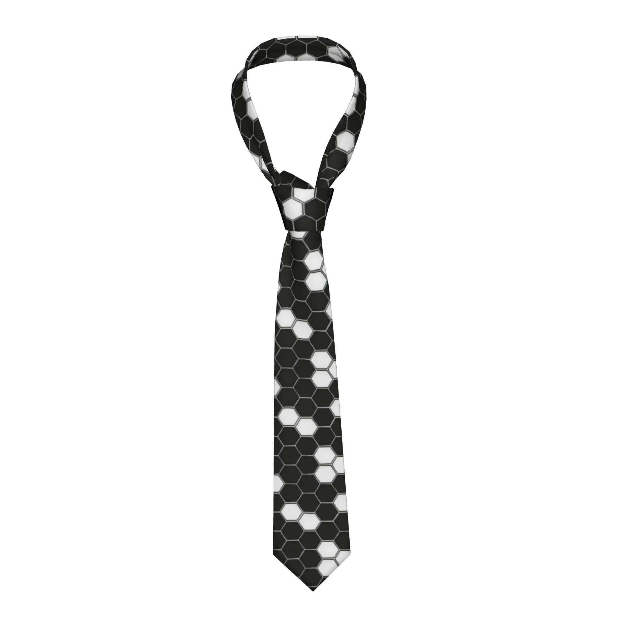 gravata-formal-geometrica-hexagonal-em-estilo-colmeia-para-homens-em-festas