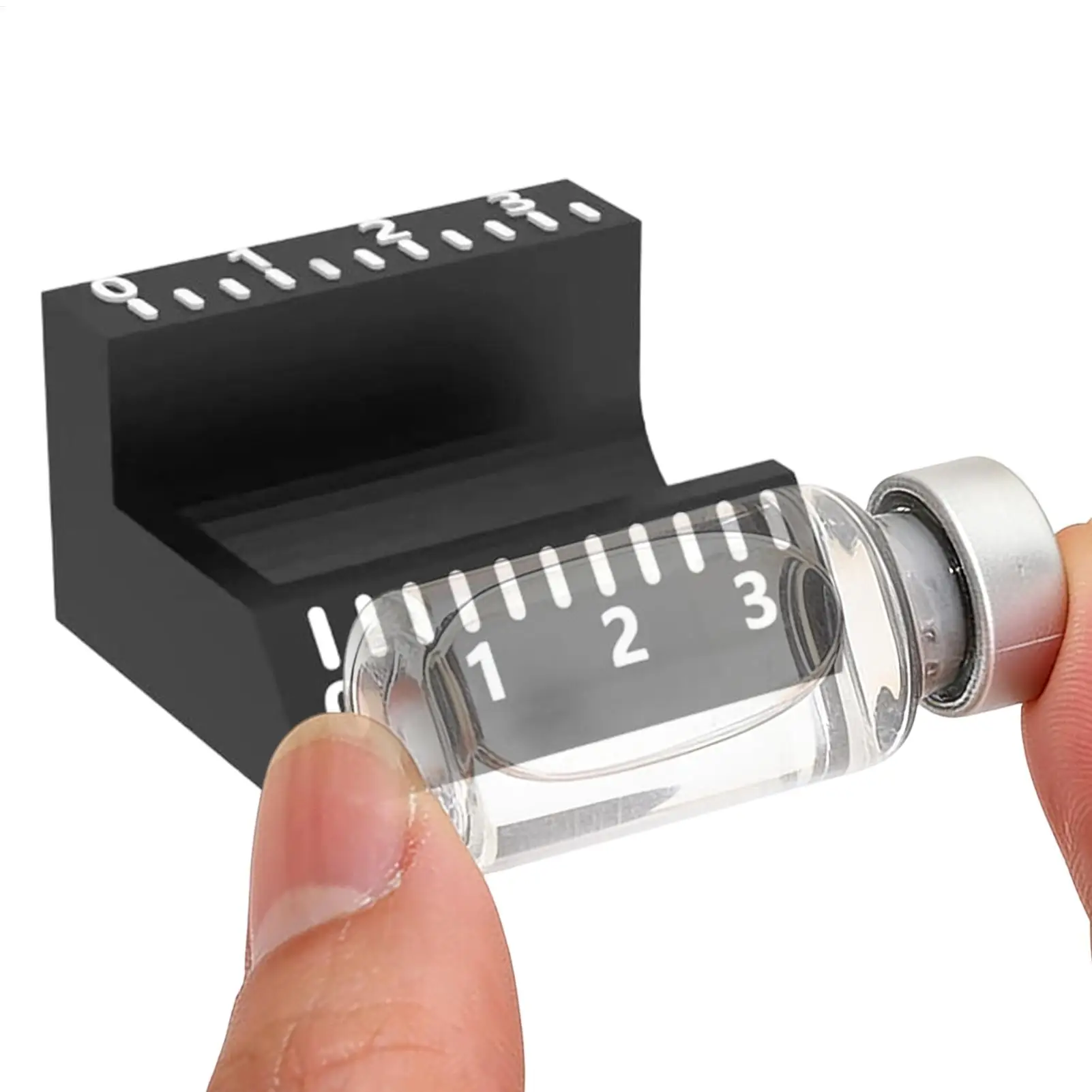 Vial Label Applicator Easy Alignment Precise Application Sticker Alignment Tool Time-Saving Reusable Labeling Tools For 3ml/10ml