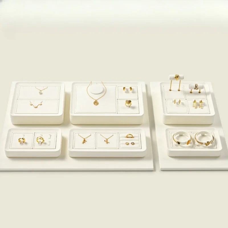

Light luxury jewelry display props, high-end bracelets, necklaces, earrings, ring counters, jewelry display racks