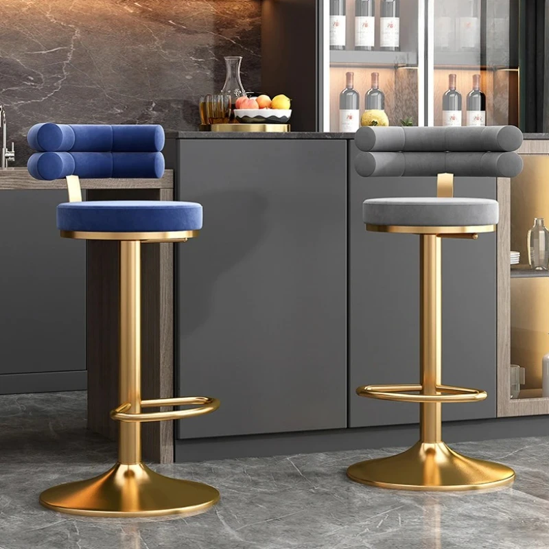 

Minimalist Working Bar Chair Waiting Design Modern Nordic Bar Stools Library Bedroom Sgabelli Isola Cucina Home Furniture
