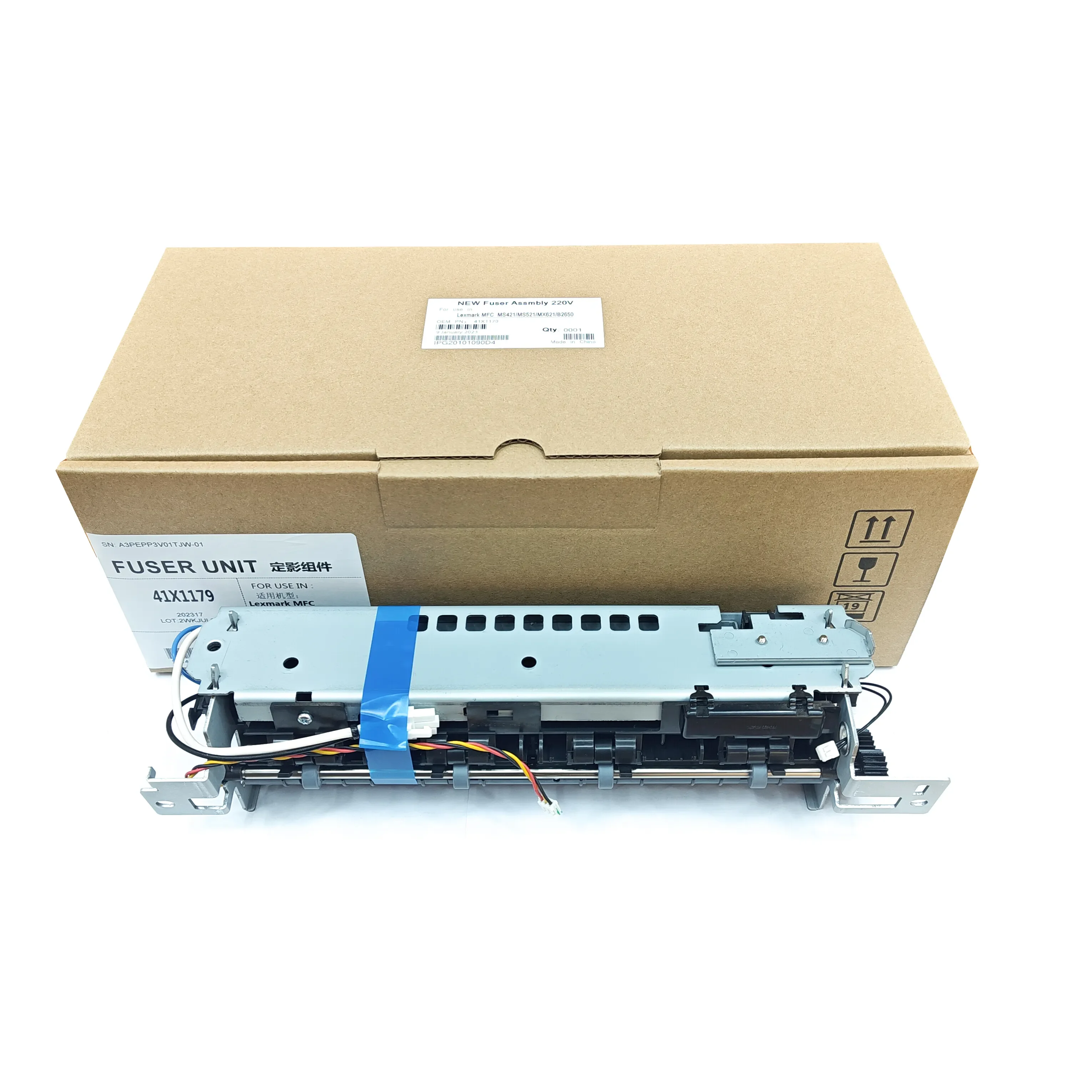 41 x1178 Fixier einheit für Lexmark ms321 ms421 ms521 ms621 mx321 mx421 mx521 mx621 mx622 Fixier einheit 110V