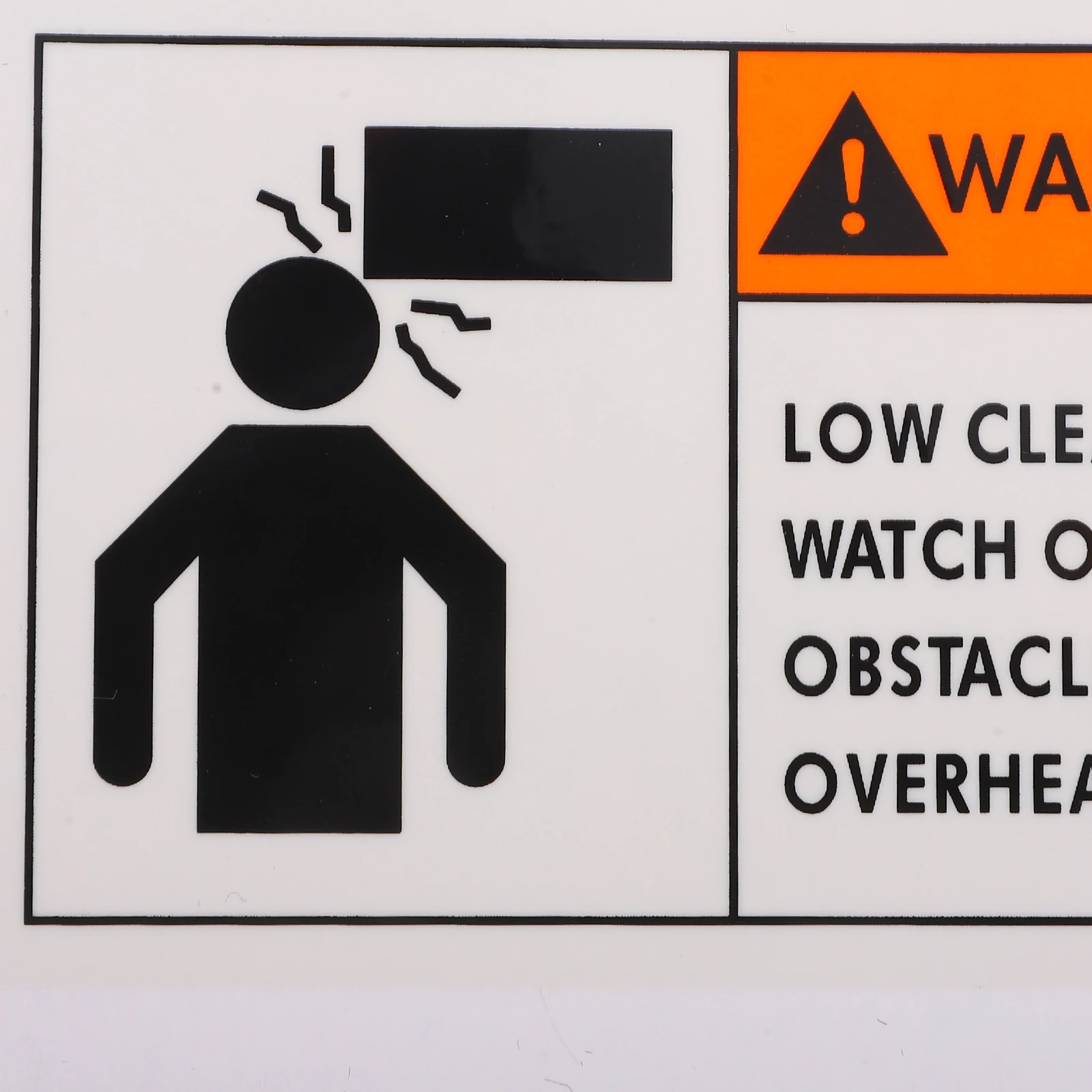 Watch Your Head Sticker Safety Sign Warning Decal For Overhead Obstacles Durable Adhesive Caution Signs Traffic Safety