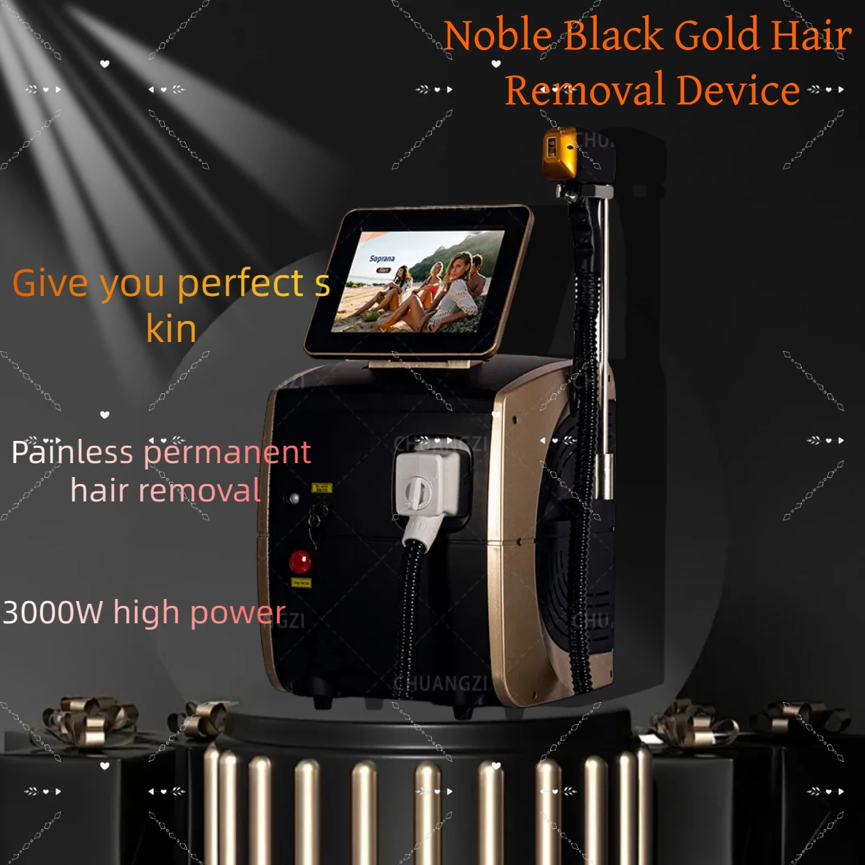 

Depiladora Laser 808NM 755NM 1064NM Diode Laser Hair Removal Machine Safe Painless Permanent Depilation Hottest New Style