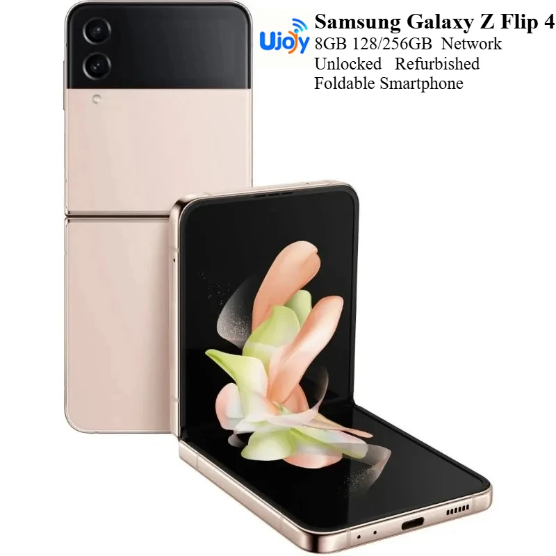 Samsung Galaxy Z Flip 4 5G 8GB 128/256GB Support NFC Network Unlocked  Android Refurbished Foldable Smartphone
