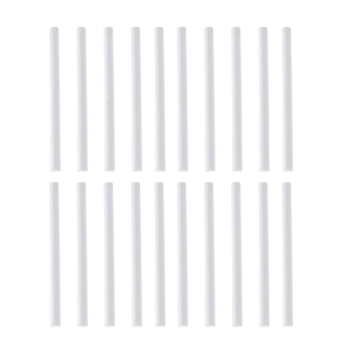 20 pz Colla A Caldo Colla Hot Melt Stick Spiedi Aste Adesive Bianche Per Artigianato Fai Da Te Ornamenti Strumento di Riparazione Durevole Leggero