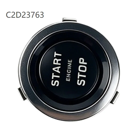 Engine Start Button Car Ignition Switch Metal And ABS Construction Direct Replacement Design One-button Start Feature