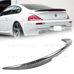 Use For BMW 6 Series E63 Rear Spoiler 2004-2009 High Quality Carbon Fiber Car Lip Wing Spoiler Car Accessories Car Styling