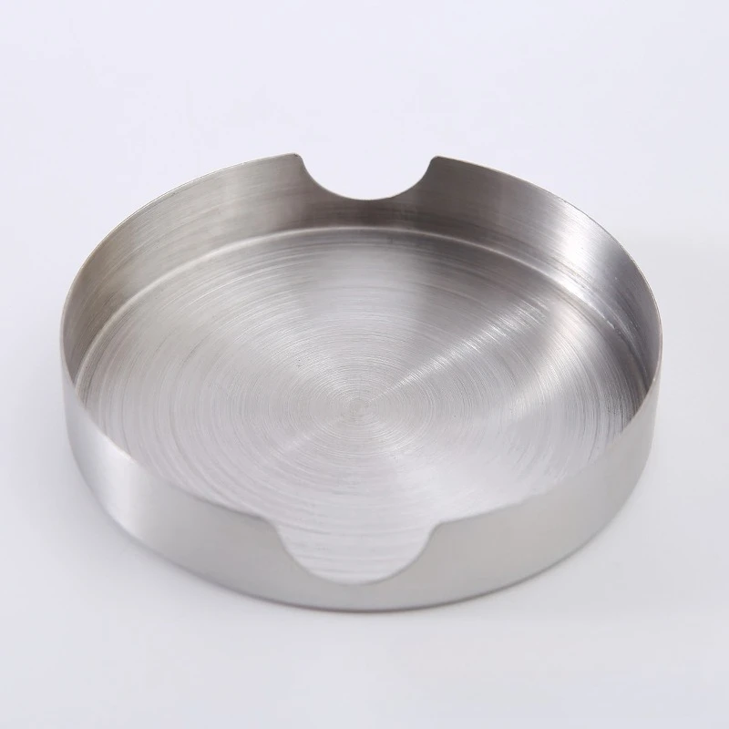 Circular Stainless Steel Insulated Coffee Coaster Dining Table Decoration Teacup Mat 6-piece Set Restaurant Hotel Bar Supplies