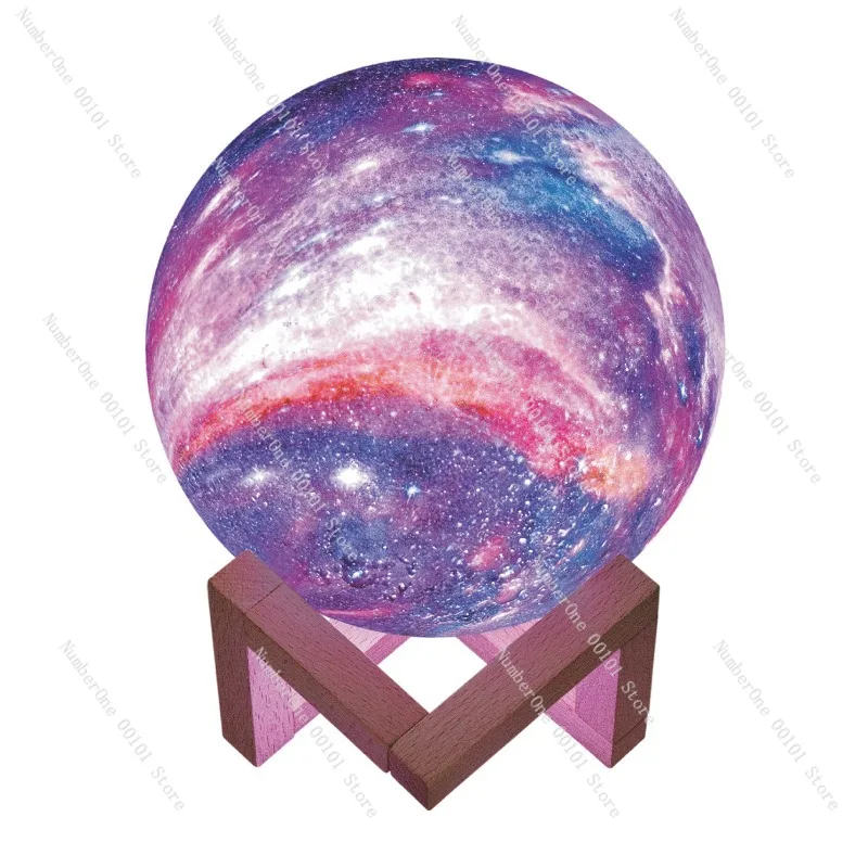 3D painted starry sky LED desk lamp, children's creative night light