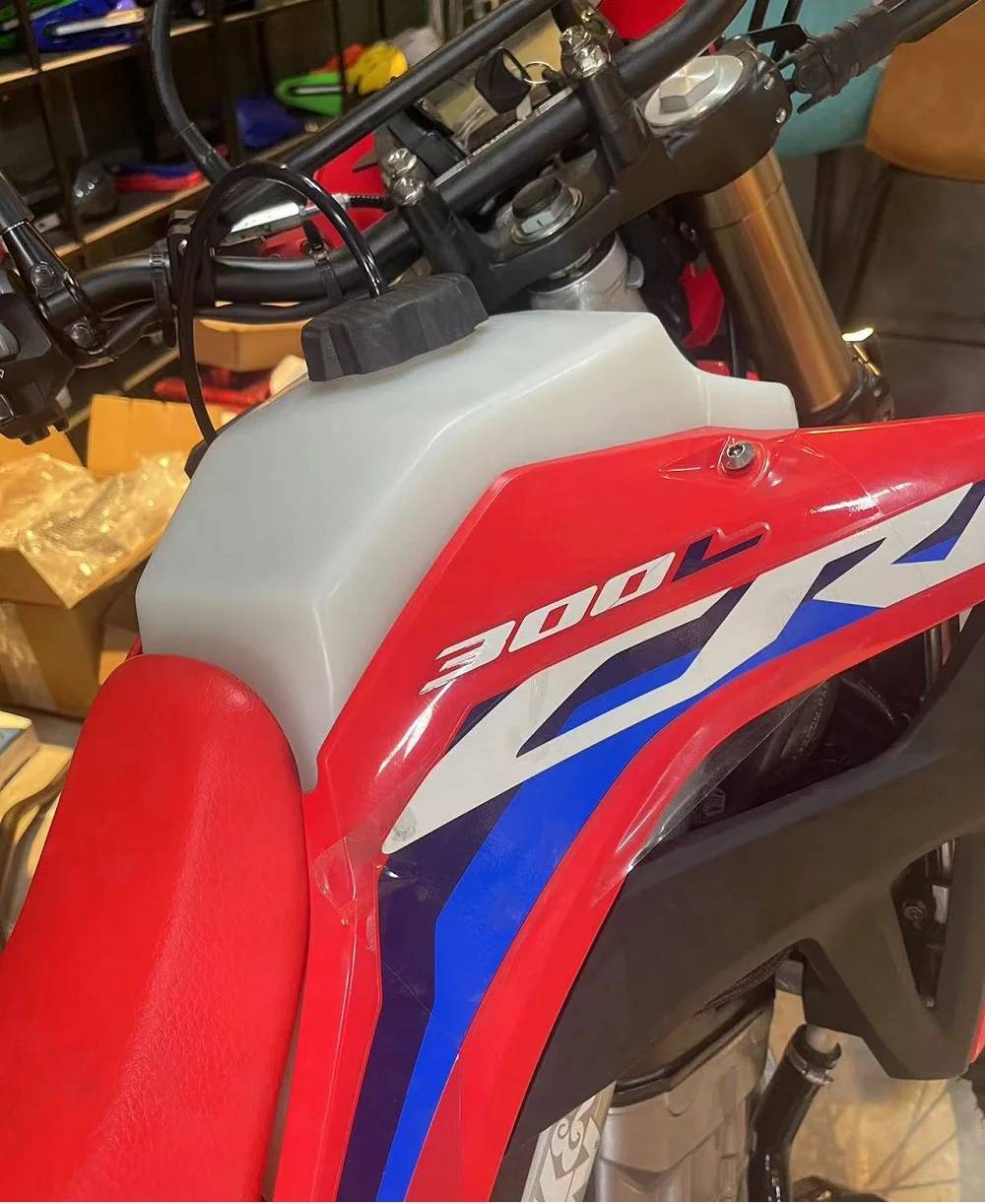 Oversized Gas Tank Fuel Tank For Honda CRF 300L / CRF300LA ABS 2021-2025 -With 2.5 Gallon / 9.46 Litre Large Fuel Capacity
