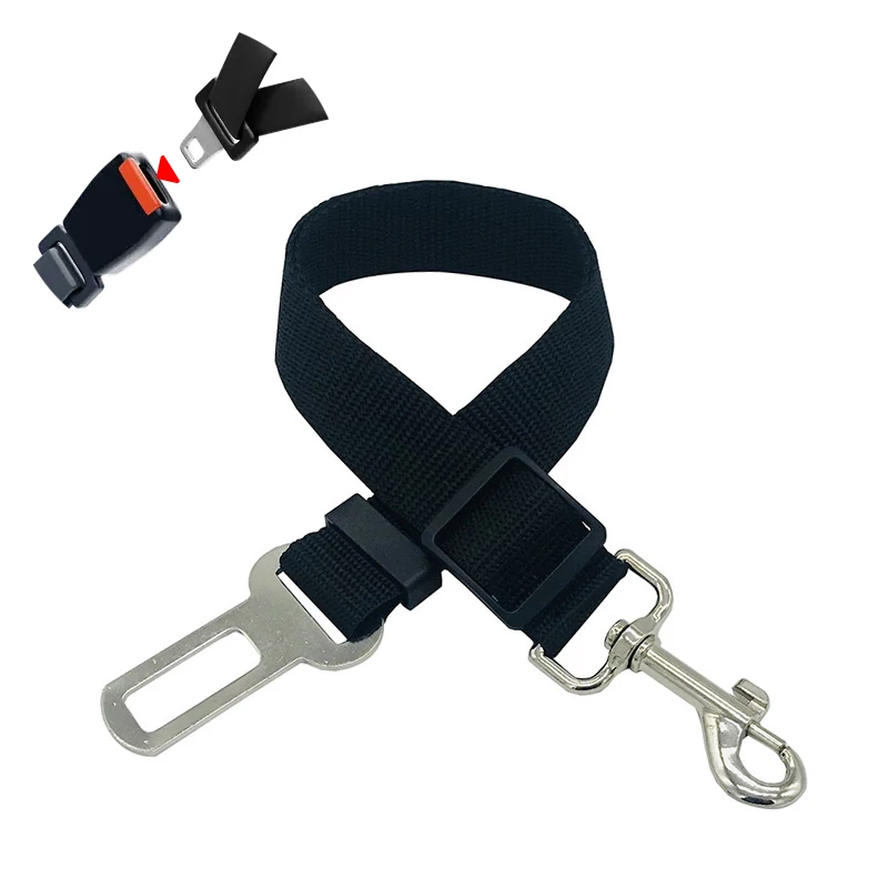 

Pet Car Seat Belt For Dogs Nylon Lead Leash Backseat Safety Belt Adjustable Puppy Travel Car Safety Rope dog accessories