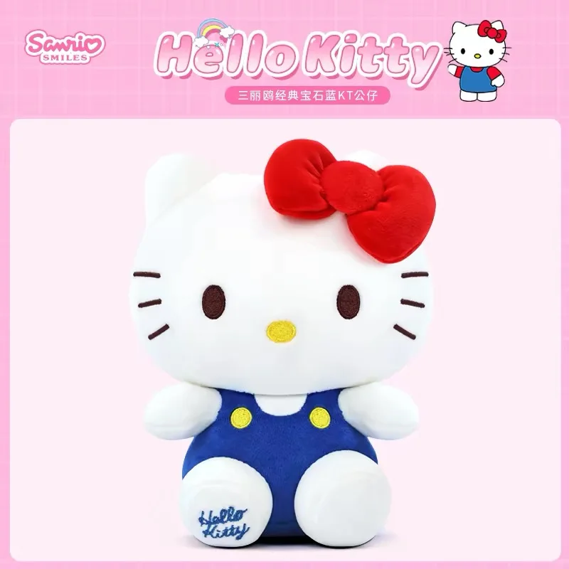 IN STOCK 22CM Kawaii Hello Kitty Plush Toys Anime Kawaii Pillow Doll Stuffed Animal Plushies Decor Peluche Birthday Gift------