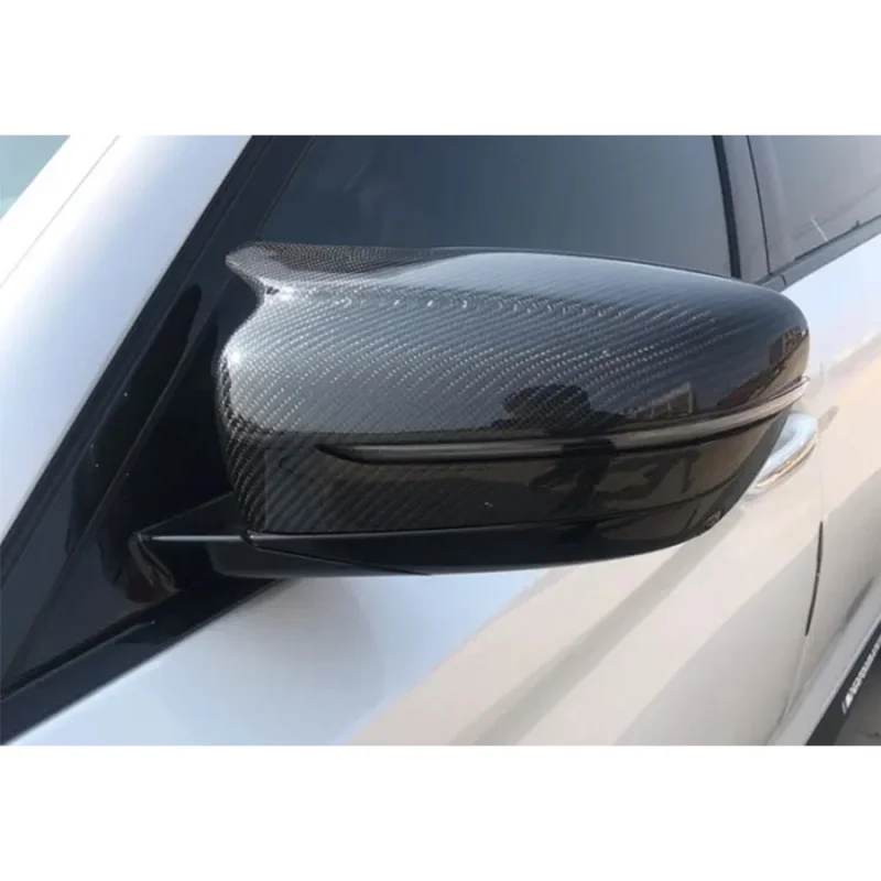 ل BMW 5 7 سلسلة G30 G38 G11 G12 540 530 730 740li ترقية قذائف غطاء الرؤية الخلفية ألياف الكربون الحقيقية مرآة الرؤية الخلفية غطاء #4