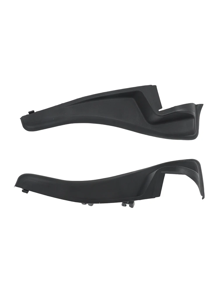 Windshield Deflector Covers Set Air Deflector Cover Black Windshield Trim Cover ABS Plastic Heat Resistant Easy Installation