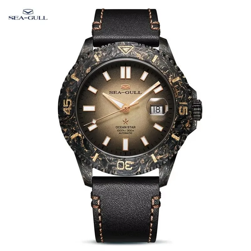 Seagull Men Mechanical Watch 300M Deep Diving Automatic Wristwatch Sapphire Crystal Ocean Star Luminous Clock часы мужские 1209