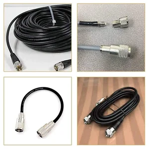 Schweißanschluss mit Reduzierer, Koaxialkabel, UHF, PL-259, RG8X, RG8, RG59, LMR-400, RG-213, 10 Pack 6 Hauptverkaufskabel RG 213 - №4