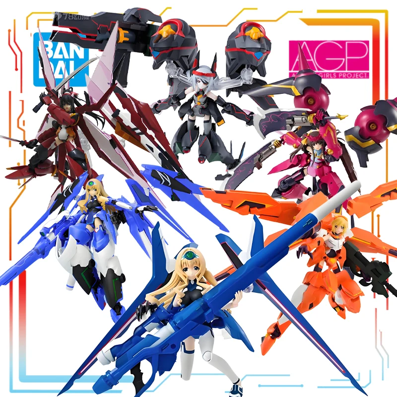 

Bandai Original ARMOR GIRLS PROJECT Series Charlotte. Denoir Action Figure Model Toys Collectible Model Ornaments Gifts for Boys