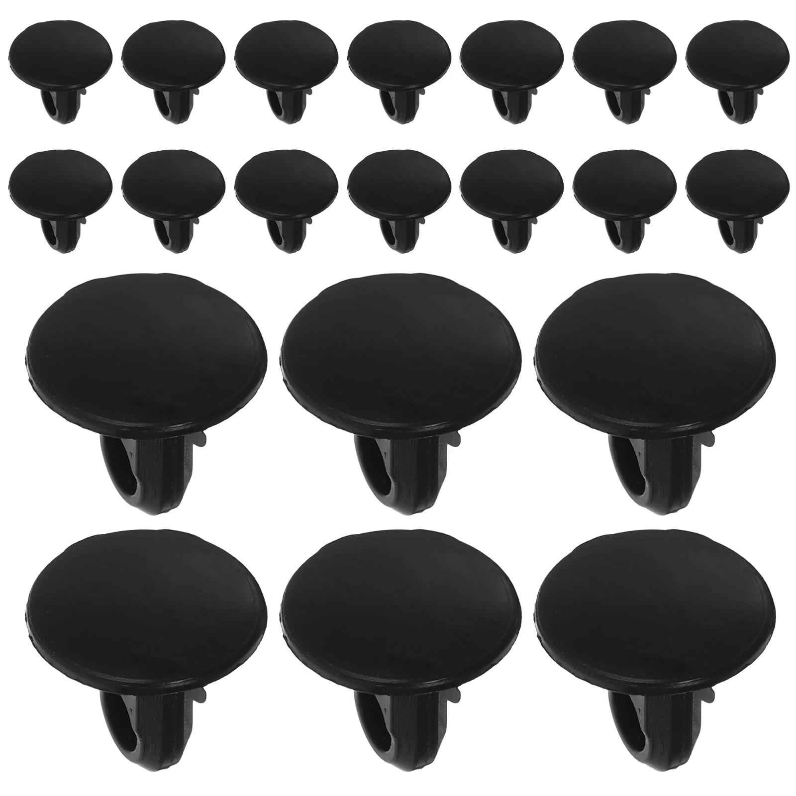100 pezzi di accessori per infilare la palla, fibbia per tubo, connettore per corda in plastica morbida per attrezzature per l'allenamento della boxe, parti della sfera di ritorno al polso