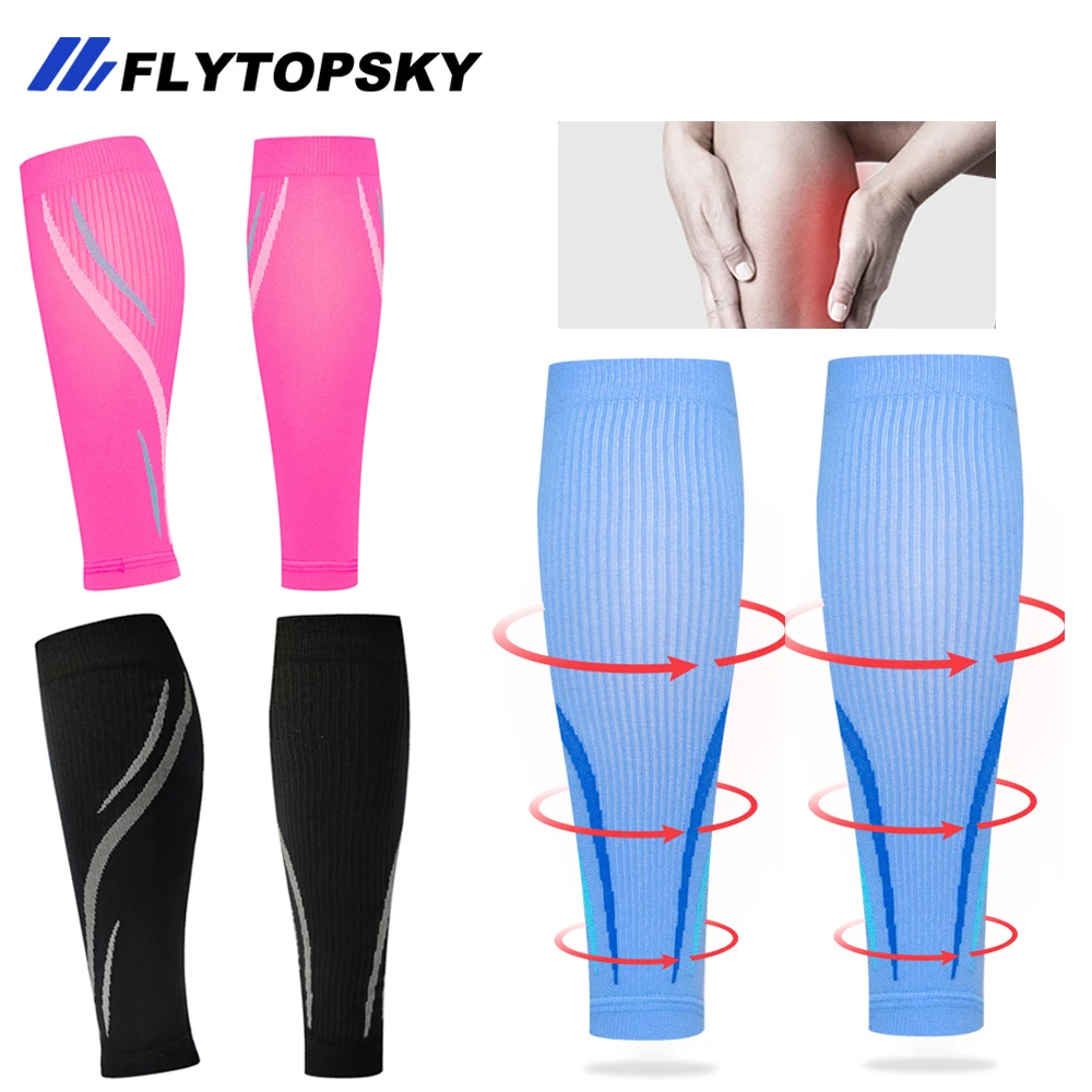 

1 Pair Calf Compression Sleeve Men&Women Non-Slip Shin Guards for Football Basketball Calf Protector for Varicose Veins,Leg Pain