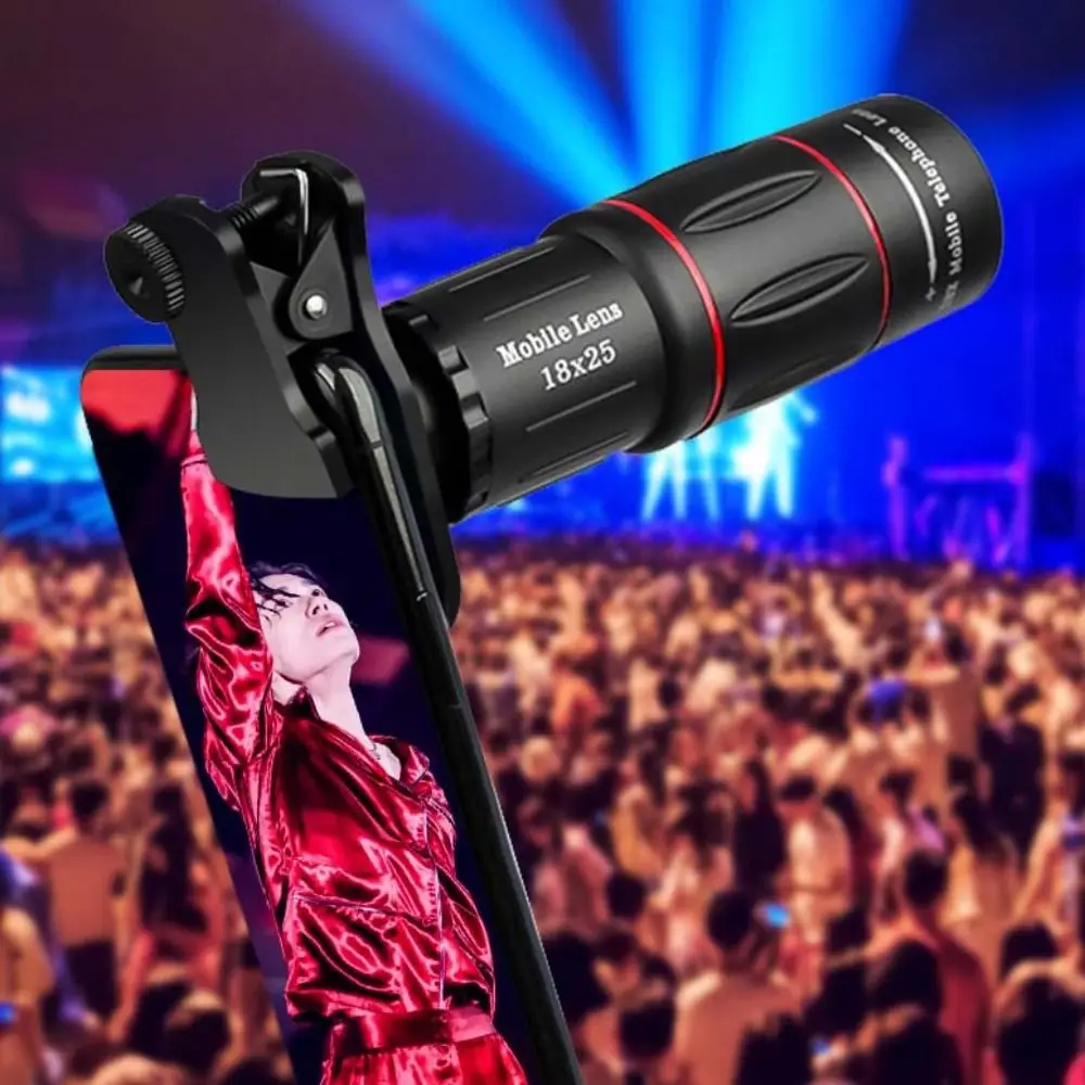 External Mobile Phone Telephoto Lens 18 Times Universal Zoom Camera Lens HD Night Vision Professional