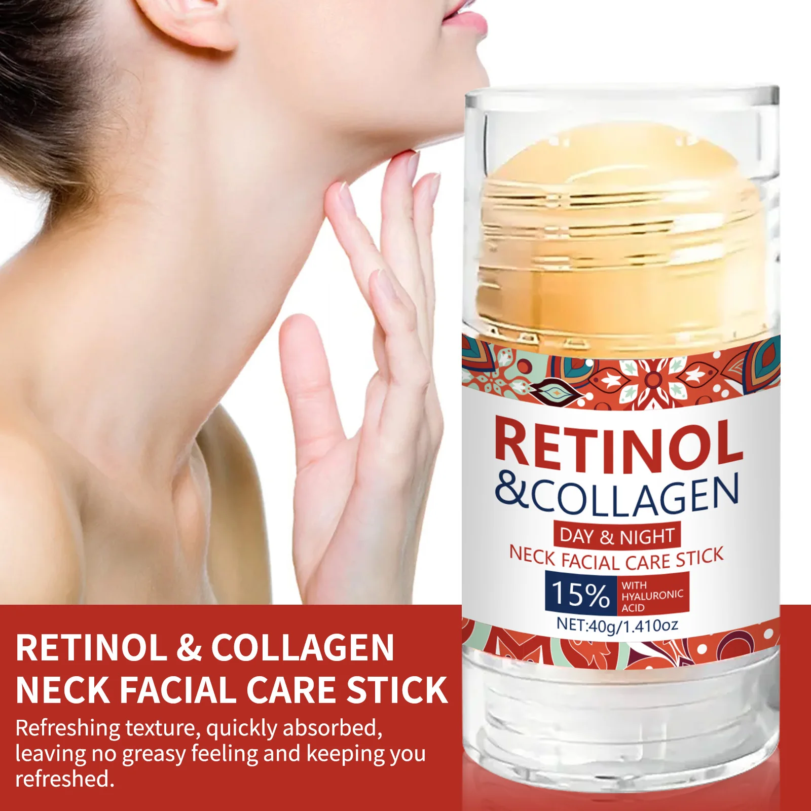 

Retinol Firming Cream Stick Collagen Smoothing Reduce Fine Lines Cream Moisturizing, Whitening and Brightening Skin Products
