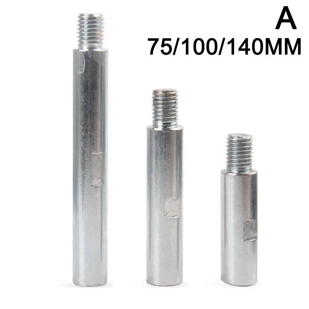 Haste de Conexão de Extensão Adaptador de Rosca Eixo com Porcas Almofada de Polimento 75 mm 100 mm 140 mm