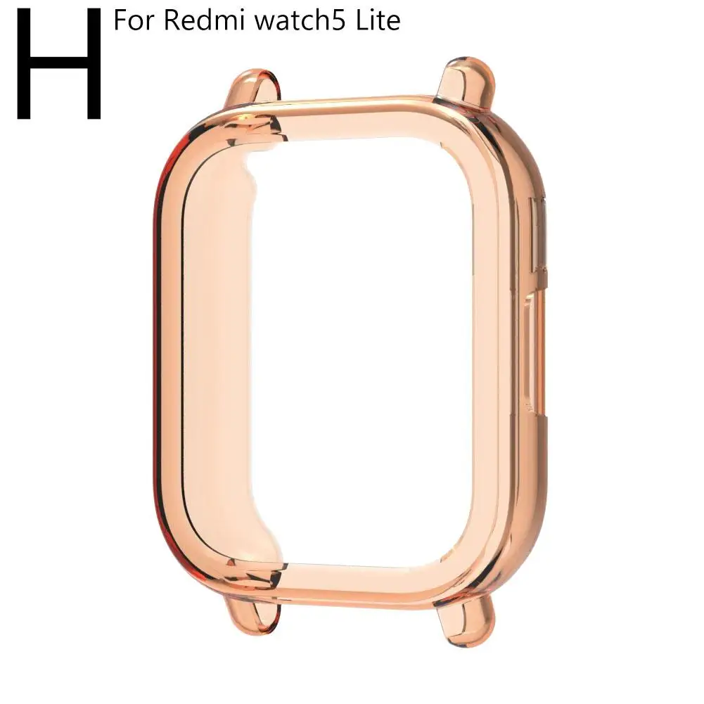 นาฬิกาสําหรับ Redmi Watch5 Active/Watch5 Lite ครึ่งห่อ TPU Anti-DROP Scratch-proof ป้องกันฝุ่นและกันน้ํา L2Y8