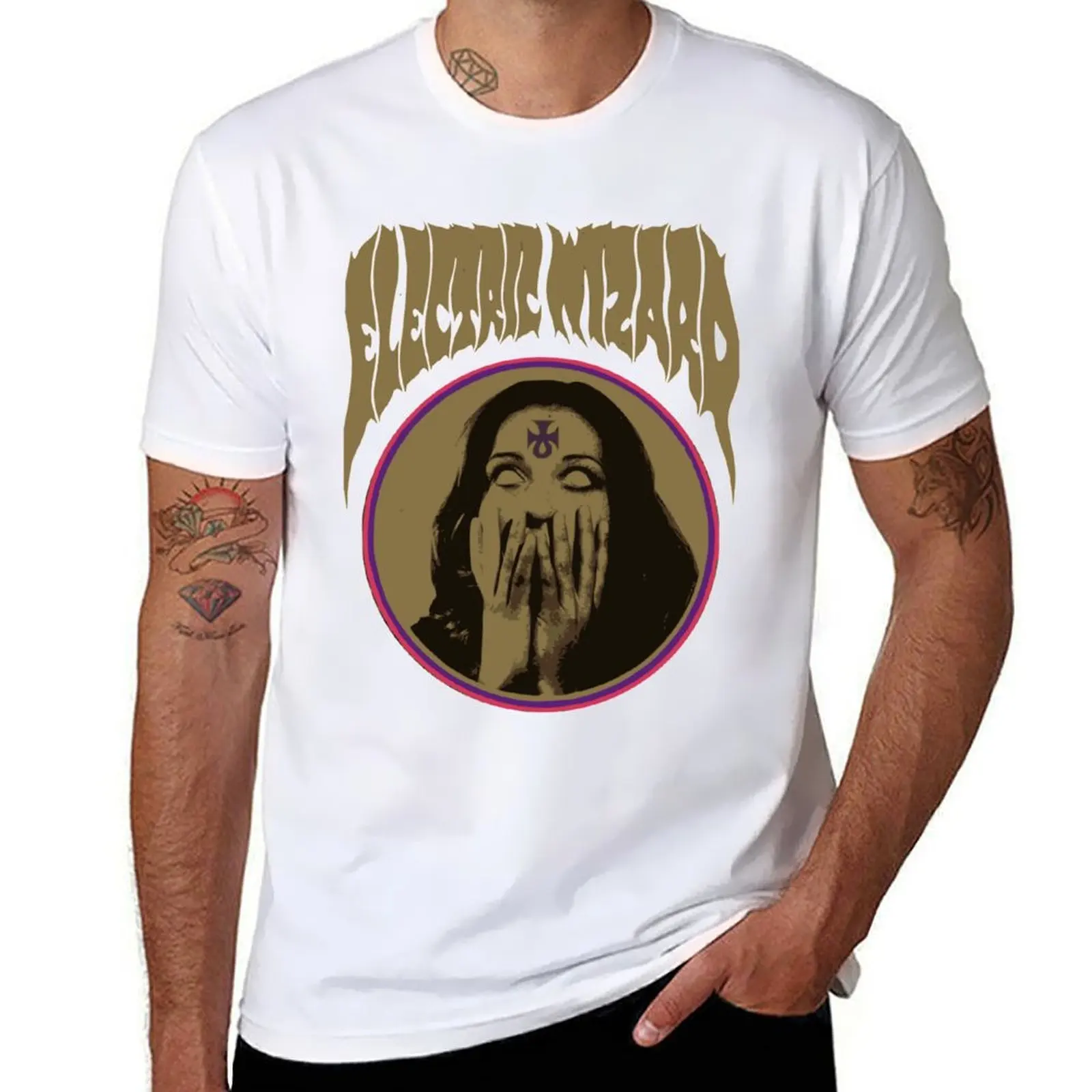 

Electric Wizard T-Shirt Work Casual Loose Fit T-Shirt