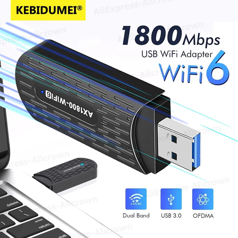 1800Mbps Wifi 6 Usb…