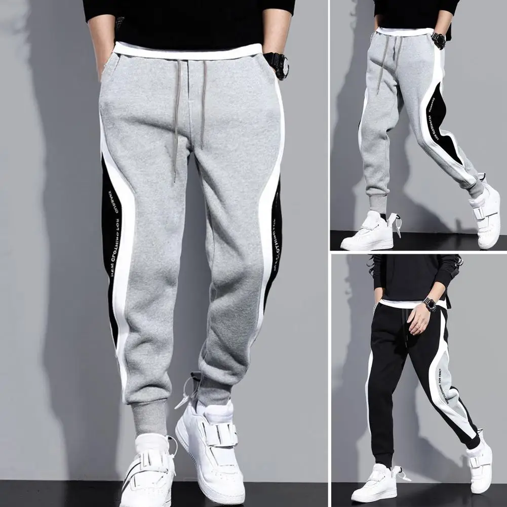 السراويل الرياضية العصرية كتلة اللون الشارع الشهير قيعان يندبروف الرباط Sweatpants