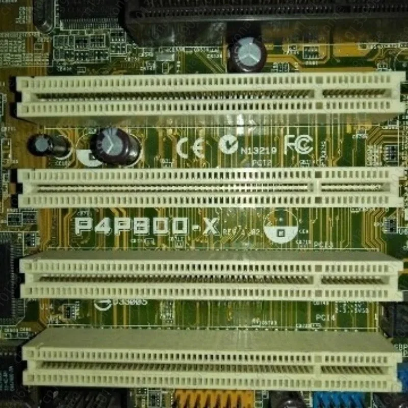 Материнская плата Socket 478 865PE, большая, 4 слота DDR, для настольного компьютера, б/у, на замену, протестирована, рабочая.