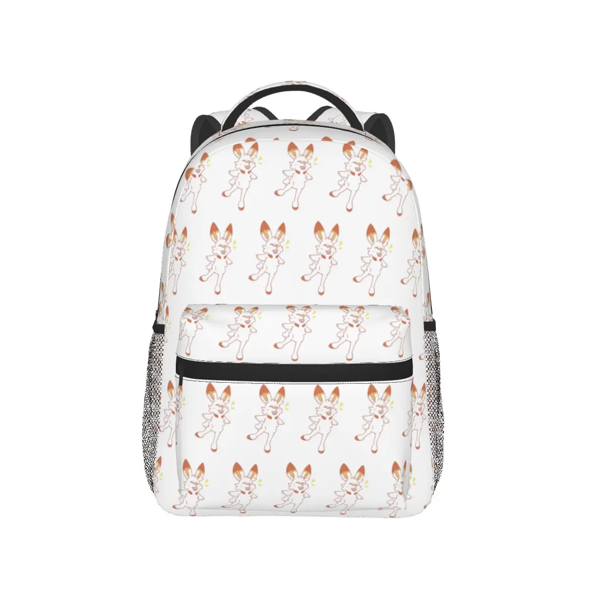 Scorbunny-mochilas escolares de dibujos animados para niños y niñas, bolso de hombro, gran capacidad