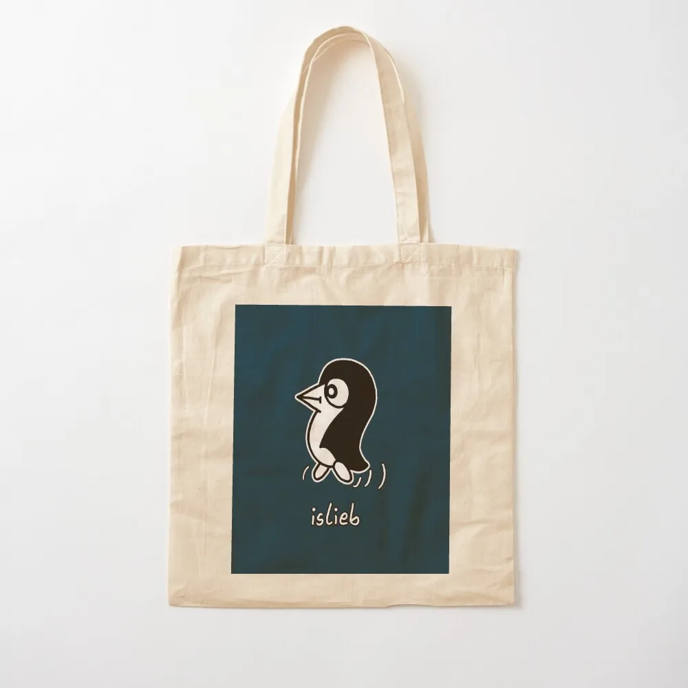 A penguin Tote Bag shopping bags foldable eco bag folding tote bags men