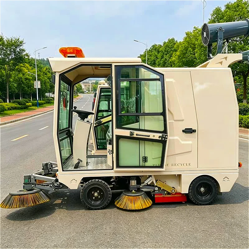 Compact Ride On Sweeper Electric Floor Sweeping Machine for Narrow Aisle Warehouse Factory Workshop Dust Collection  Customized