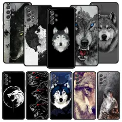 Wolf Animal Phone Case For Samsung Galaxy A51 A71 A41 A31 A21S A11 A03S A12 A32 A52 A22 A13 A23 A33 A53 A73 5G Silicone Cover