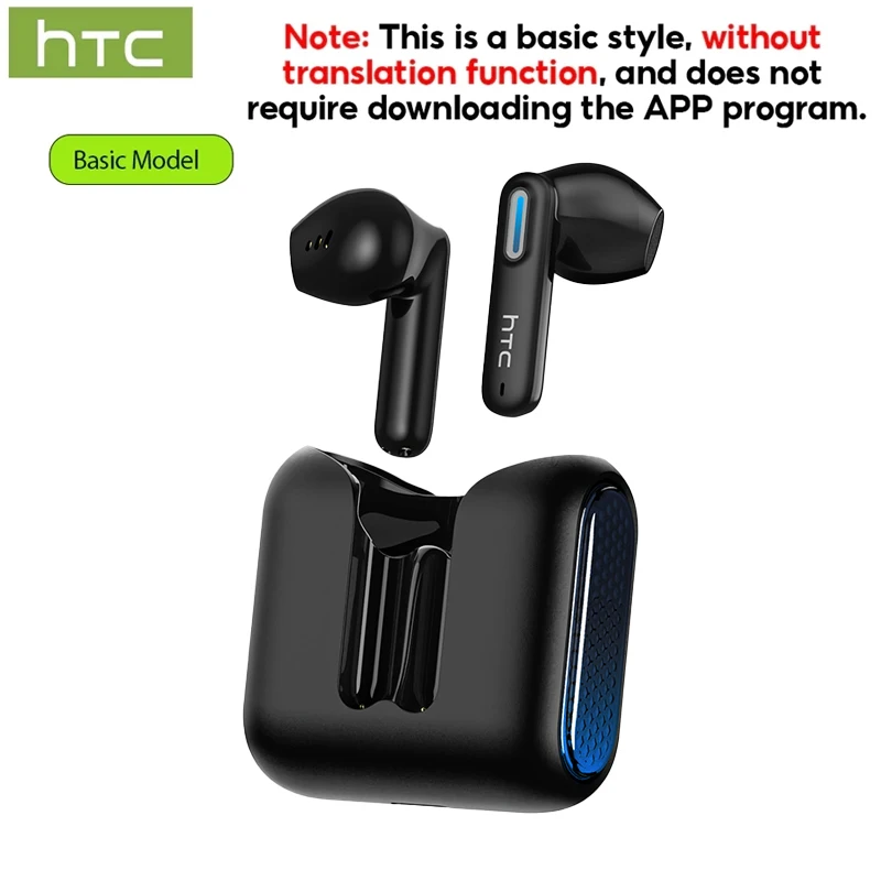 2026 Sprachübersetzer-Ohrhörer HTC NE49 TWS Gaming-Kopfhörer mit Geringer Latenz Bluetooth HiFi-Stereo-Sound HD-Anrufe mit Mikrofon
