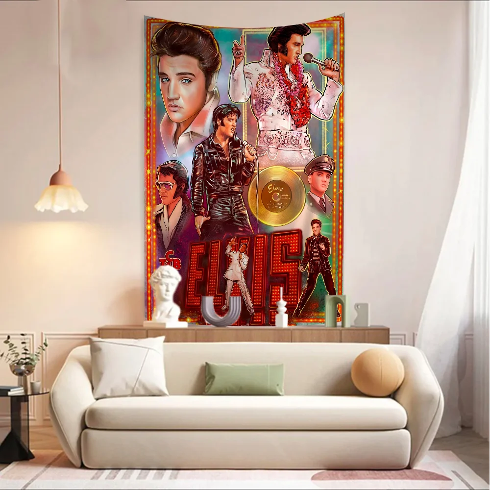 Elvis P-Presley DIY Wall Tapestry for Living Room Home Dorm Decor Wall Art Decor