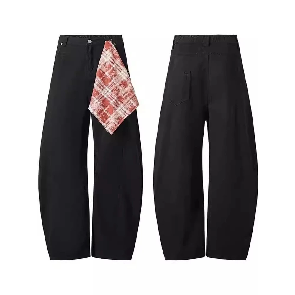 

Мужские джинсы больших размеров 300 Pou American Sle Casual, свободные, мешковатые, драпированные, модные, удобные, дышащие, из полиэфирного волокна