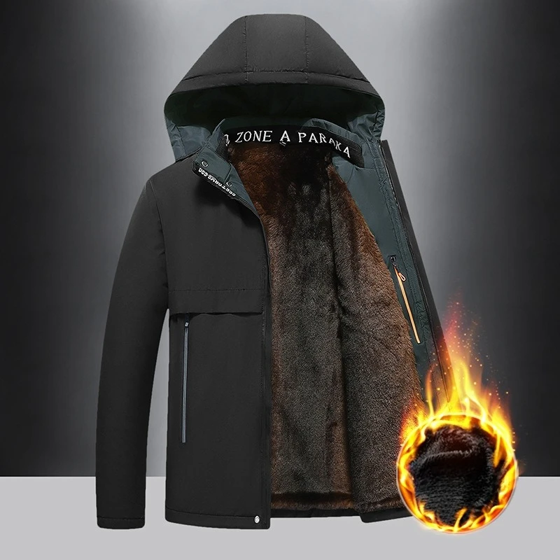Winter New Mink Velvet Warm Pie Overcomes Cold-proof Coat Thickened Men's Coat